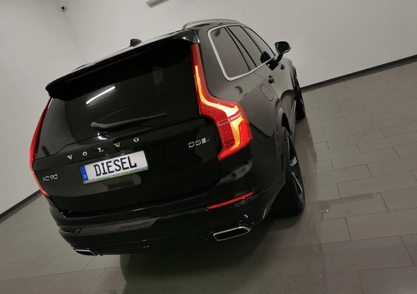 Volvo XC 90 cena 164999 przebieg: 170000, rok produkcji 2018 z Szczawnica małe 781